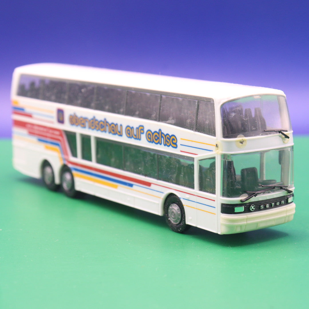 Setra S 228 DT - Abendschau auf Achse - Gebraucht, Ohne OVP - Modellbus Herpa
