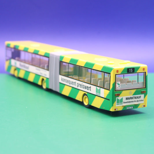 Mercedes Benz O405 G - Stadtwerke Osnabrück - Marktkauf - Linie 15 Hörne - Modellbus Rietze 69813