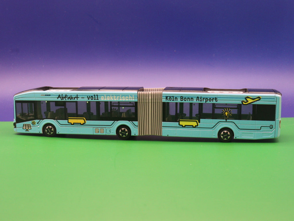 Rietze MAN Lions City 18 E, Cologne-Bonn Airport model bus 76509