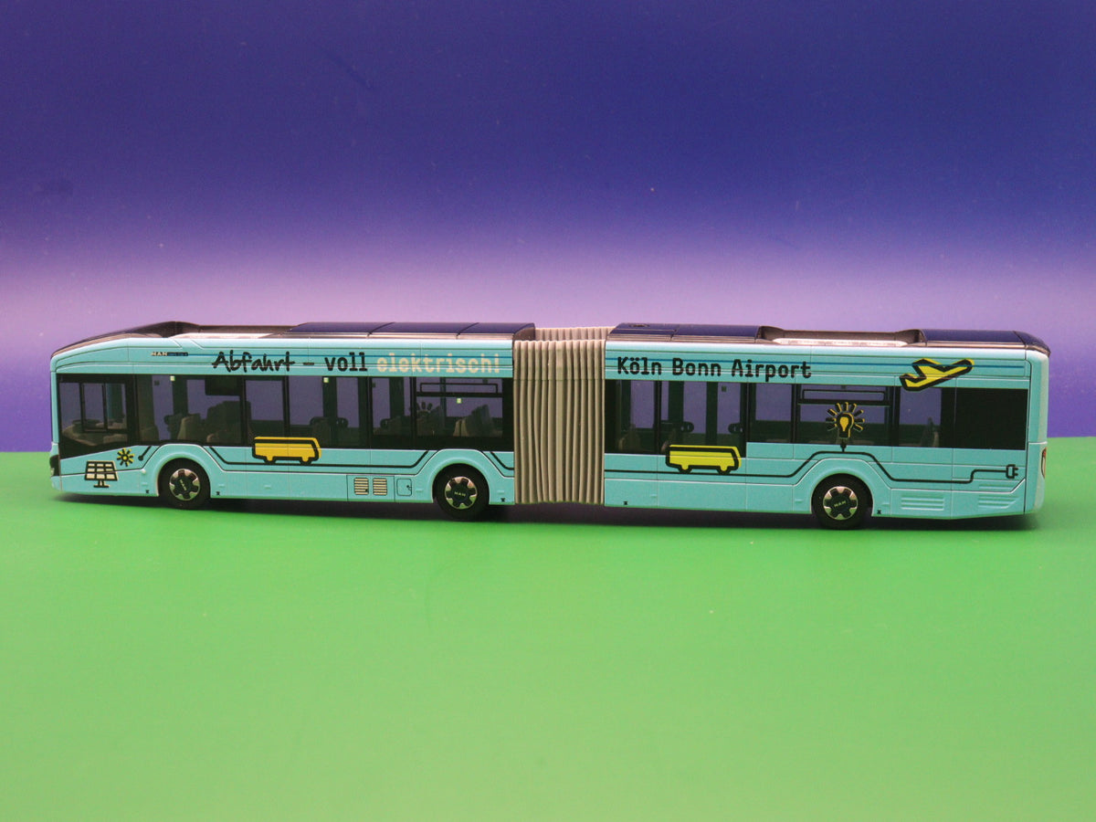 Rietze MAN Lions City 18 E, Cologne-Bonn Airport model bus 76509