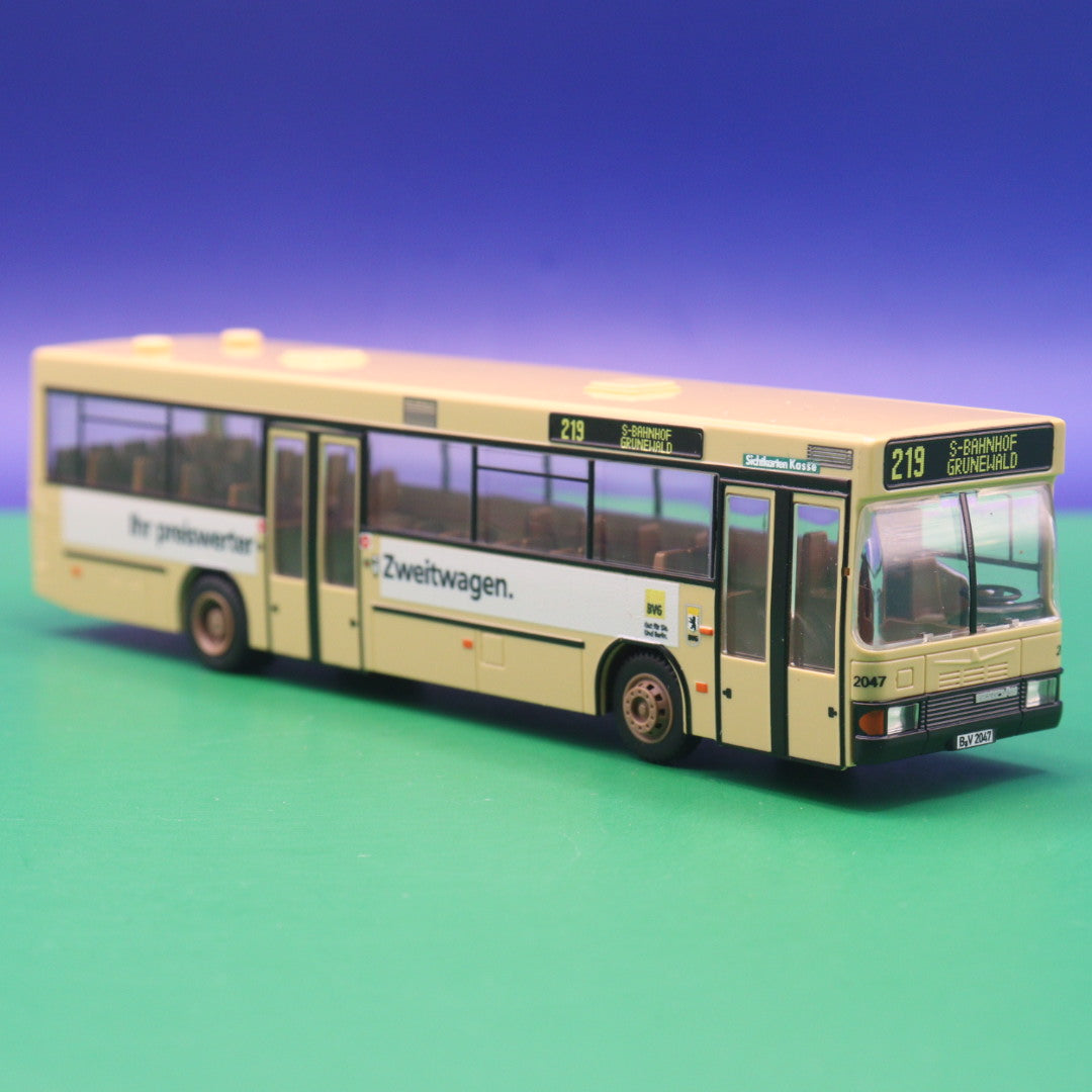 Neoplan N 416 SL - BVG Berlin - Ihr preiswerter Zweitwagen - Linie 219 S Bahnhof Grunewald - Modellbus Rietze