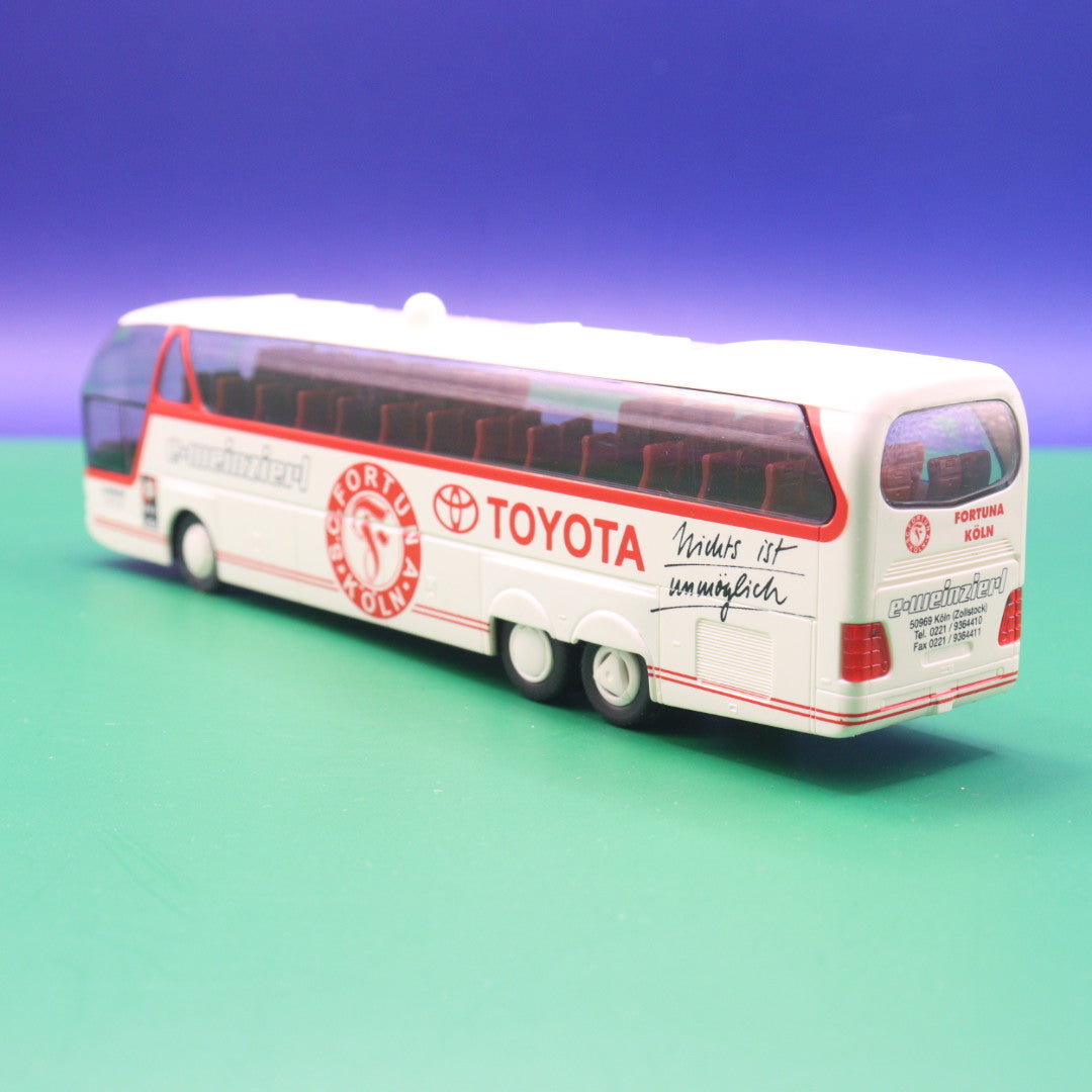 Neoplan Starline - SC Fortuna Köln -  (Gebraucht, Ohne OVP) Modellbus Rietze