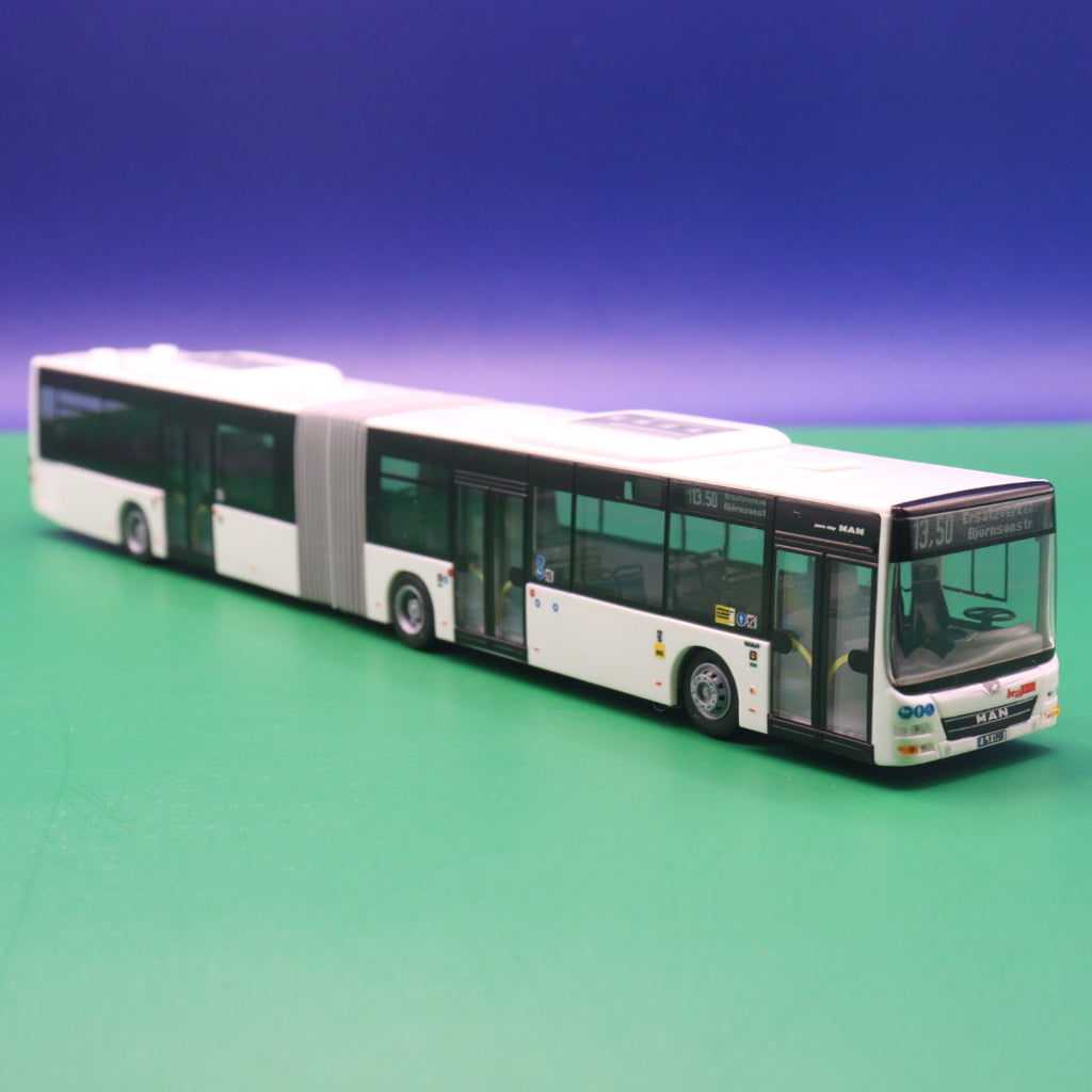 MAN Lions City G - BVG Berlin - Linie M13,50 Ersatzverkehr Björnsonstr - LIMITIERTE AUFLAGE 200 Stück - Modellbus Rietze 74104