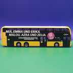 Alexander Dennis Enviro 500 - BVG Berlin - Mia Emma und Erika - Linie 186 Grunewald Roseneck - Modellbus Rietze 78003