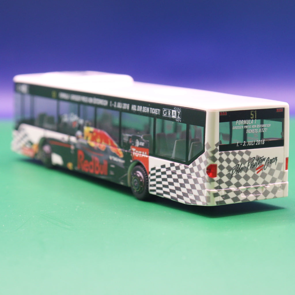 Mercedes Benz O530 Citaro - Graz Verkehr - Formel 1 - RedBull - Pole Position - Modellbus Rietze 66998