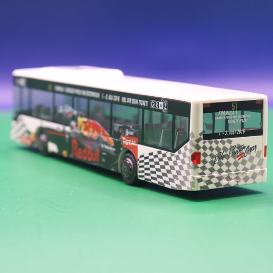 Mercedes Benz O530 Citaro - Graz Verkehr - Formel 1 - RedBull - Pole Position - Modellbus Rietze 66998