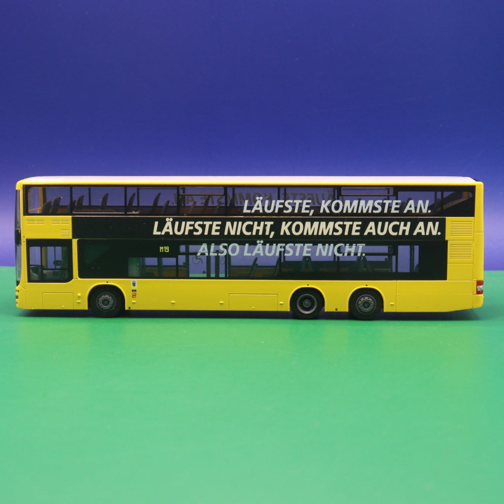 MAN Lions City DL07 - BVG Berlin - Läufste, kommste an - Modellbus Rietze 67799