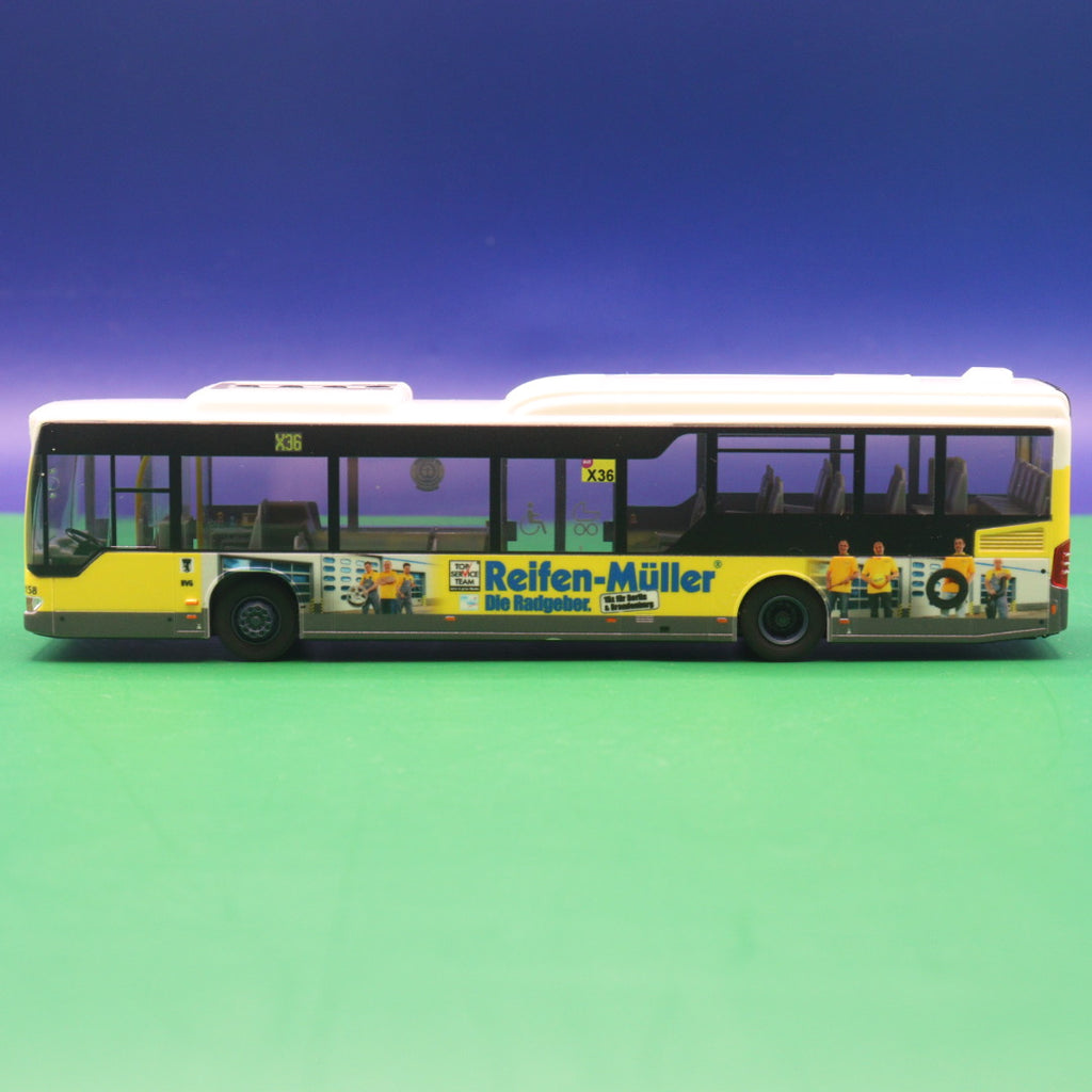 Mercedes Benz O530 Citaro LE - BVG Berlin - Reifen Müller - Linie X36 U Haselhorst - Modellbus Viessmann