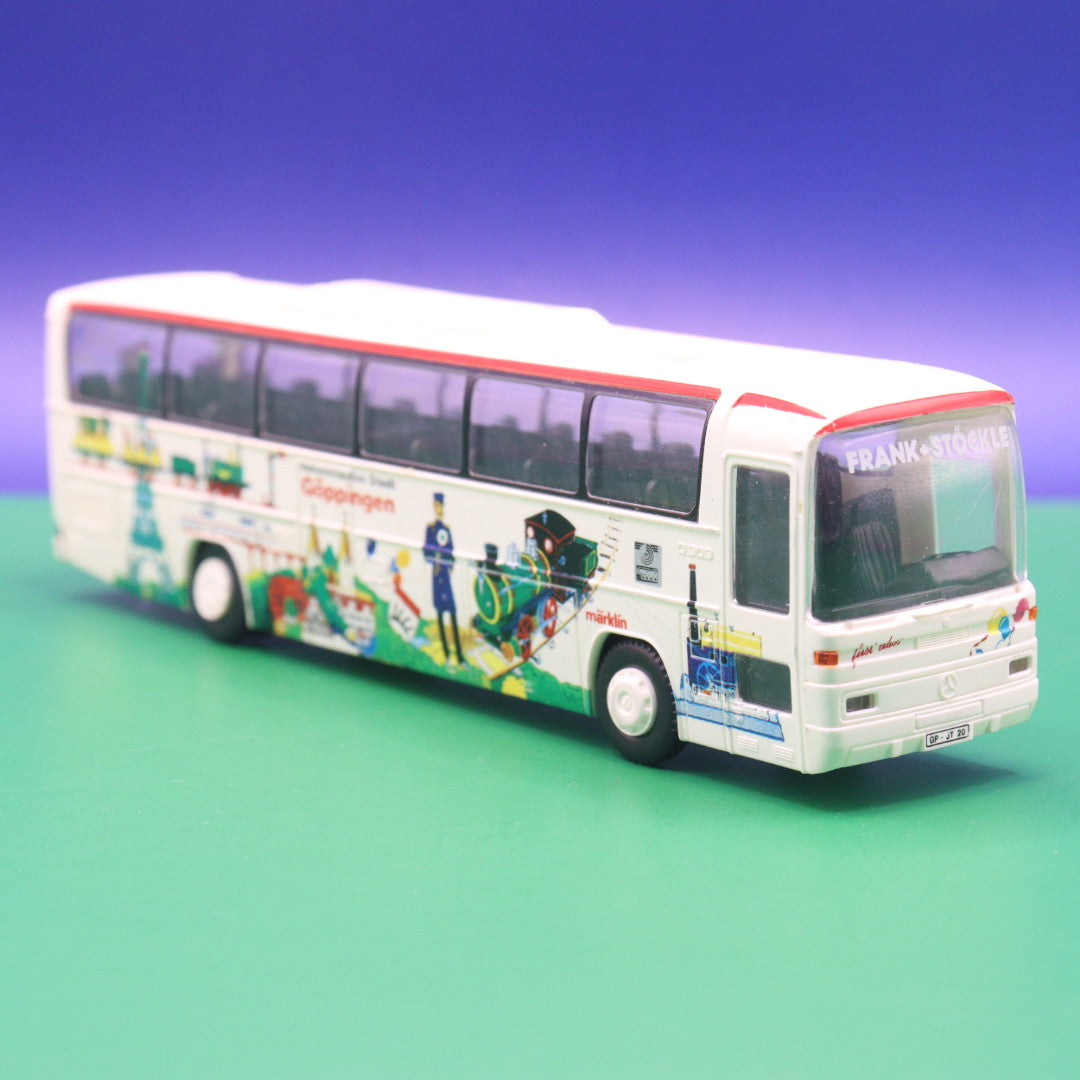 Mercedes Benz O 303 15 RHD - Märklin Göppingen - Lufthansa Agentur - Gebraucht, Ohne OVP - Modellbus Rietze