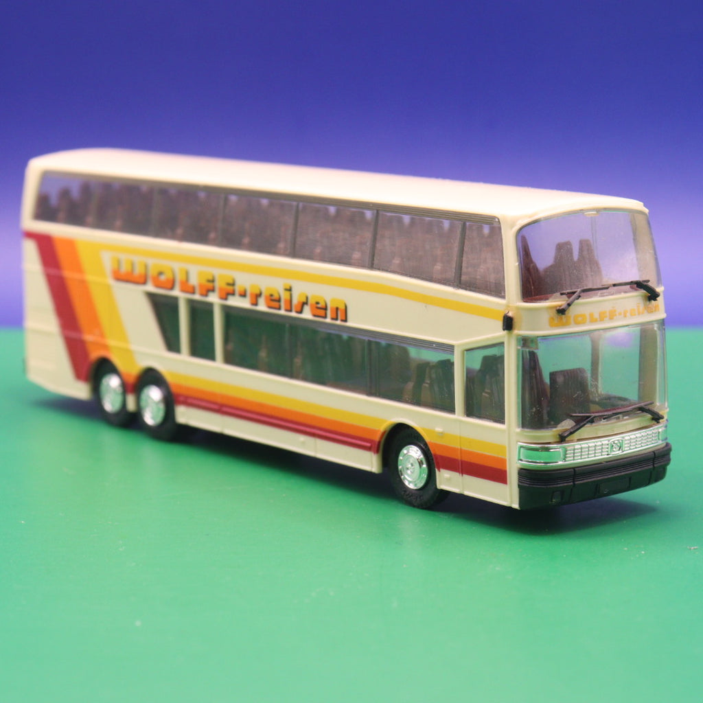 Setra S 228 DT - Wolff Reisen - Gebraucht, Ohne OVP - Modellbus Herpa
