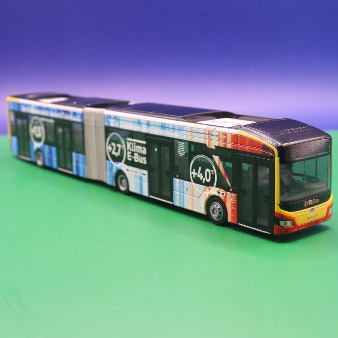 MAN Lion s City 18 E - Stadtwerke Tübingen - Klima E-Bus Modellbus Rietze 76513