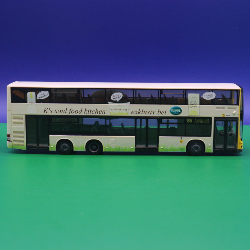 MAN Lions City DL 07 - BVG Berlin - K s soul food kitchen - Hussel - Modellbus Rietze 67702