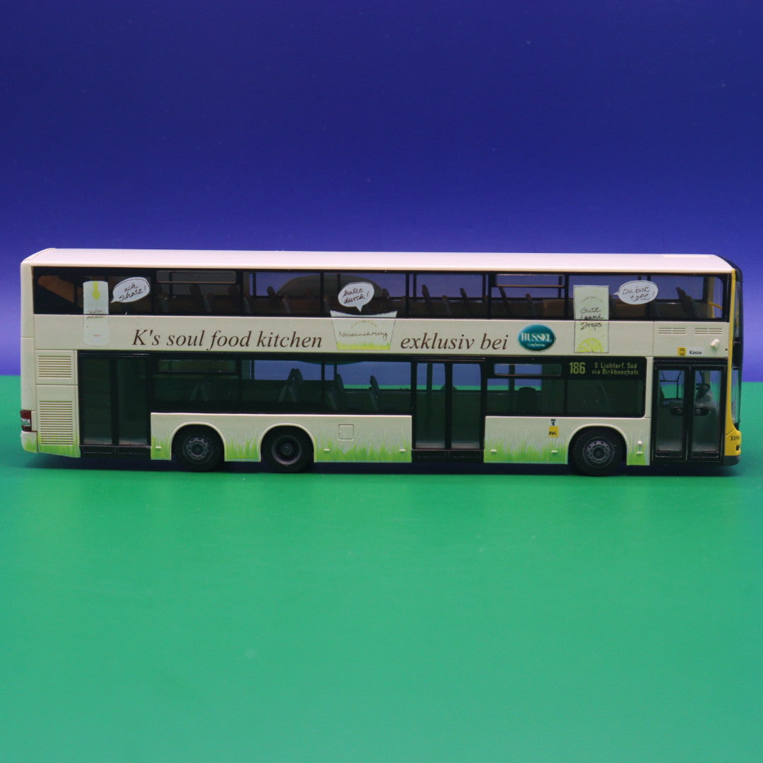 MAN Lions City DL 07 - BVG Berlin - K s soul food kitchen - Hussel - Modellbus Rietze 67702