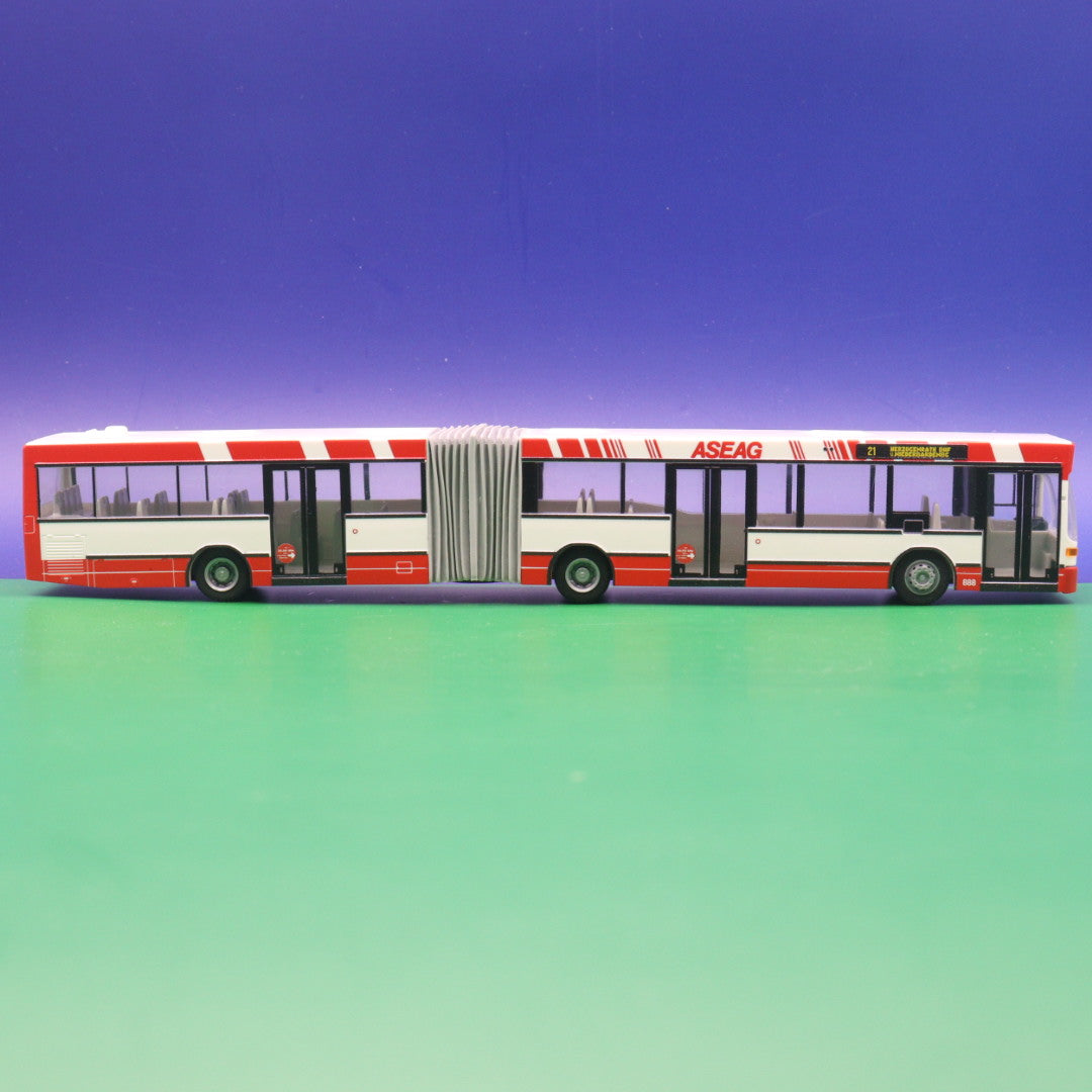 Mercedes Benz O405 G - ASEAG Aachen - Linie 21 Herzogenrath Bhf ü. Niederbardenbg - Modellbus Rietze
