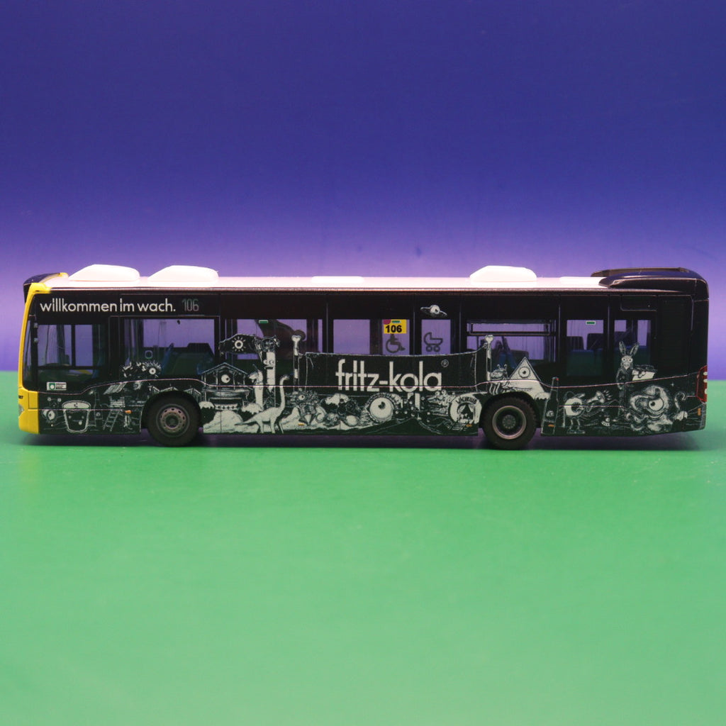 Mercedes Benz Citaro C2 - Omnibusgesellschaft Hartmann (BVG Berlin) - Fritz Kola - Linie 106 Lindenhof via S Südkreuz - LIMITIERTE AUFLAGE 150 Stück - Modellbus Rietze 73459