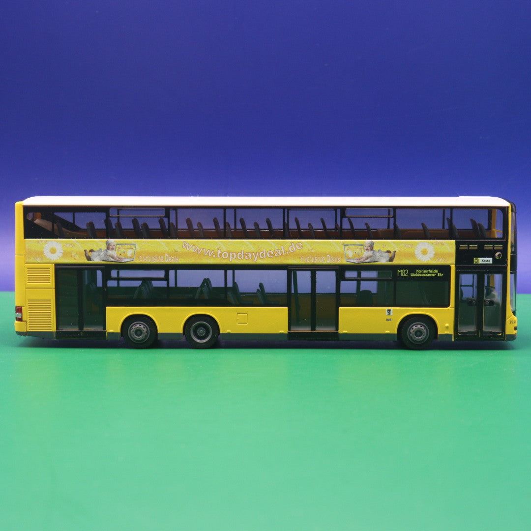MAN DL07 - BVG Berlin - Topdaydeal - Linie M82 Marienfelde Waldsassener Str - Modellbus Rietze 67745