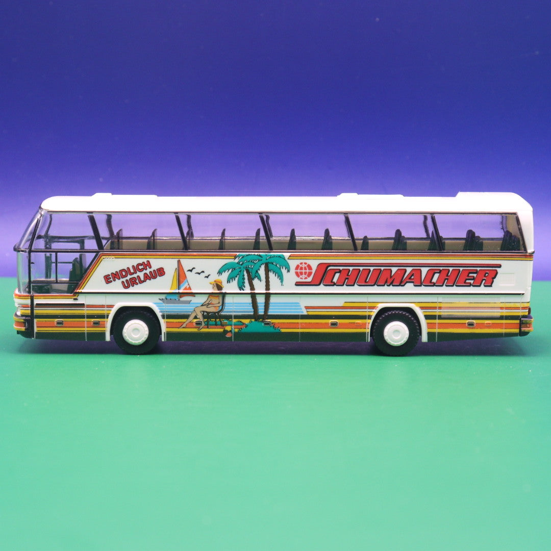 Neoplan Cityliner - Schumacher - Endlich Urlaub - Ohne Zurüstteile - Modellbus Rietze