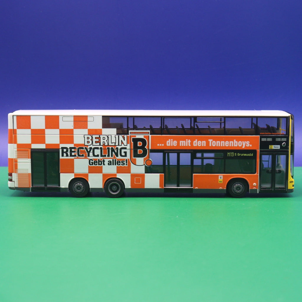 MAN Lions City DL 07 - BVG Berlin - Recycling - Linie M19 S Grunewald - Modellbus Rietze 67715