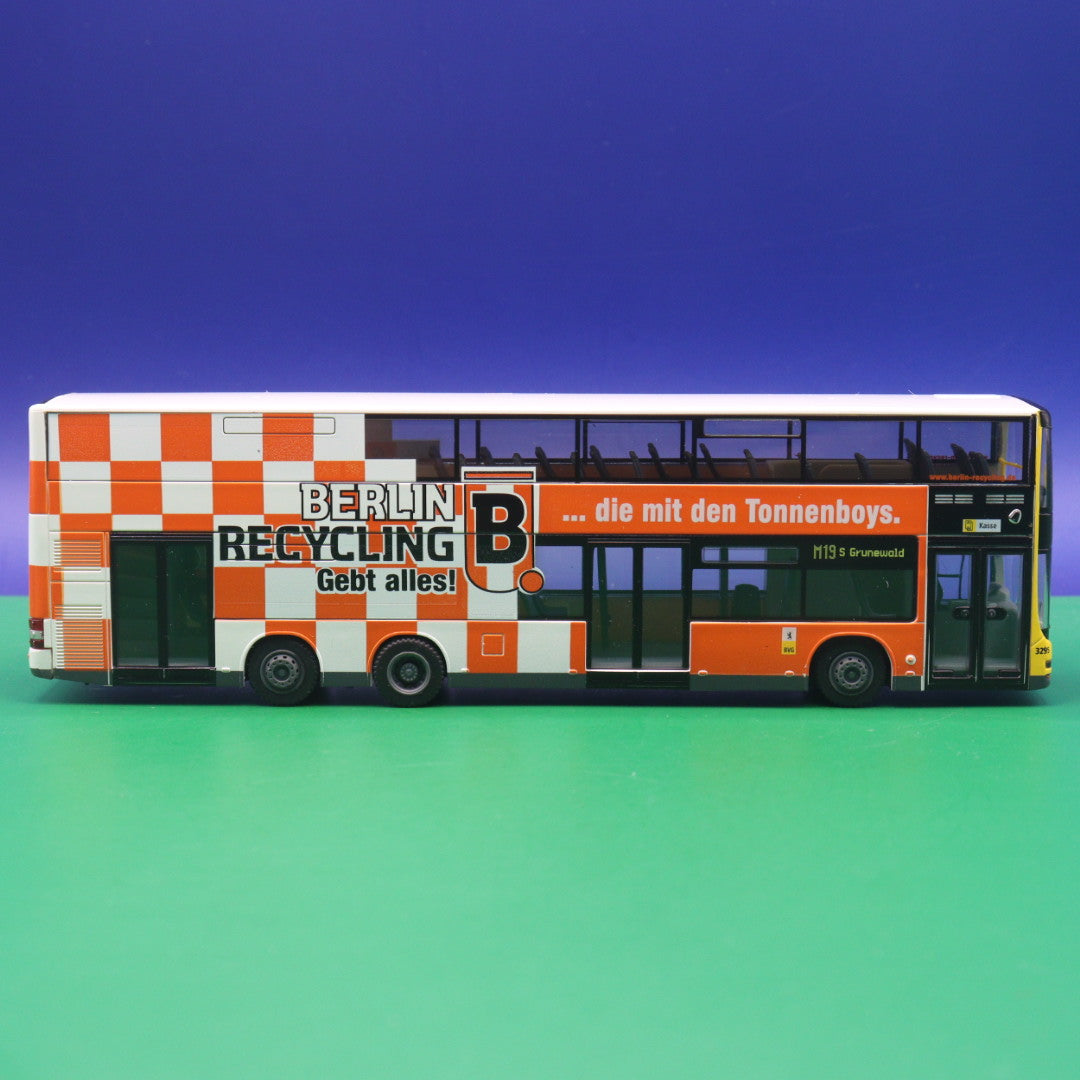 MAN Lions City DL 07 - BVG Berlin - Recycling - Linie M19 S Grunewald - Modellbus Rietze 67715
