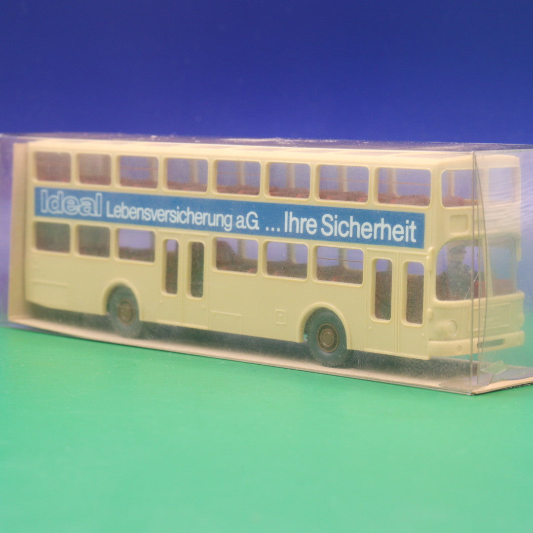 MAN SD 200 Doppelstockbus - Berlin - Ideal Lebensversicherung - Modellbus Wiking