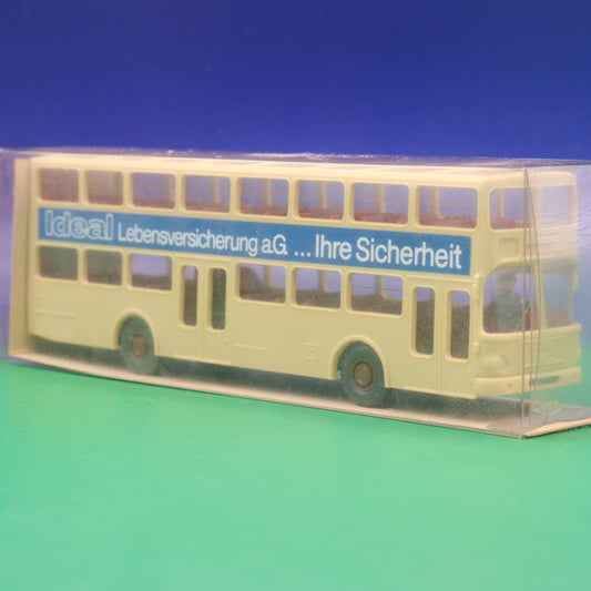 MAN SD 200 Doppelstockbus - Berlin - Ideal Lebensversicherung - Modellbus Wiking
