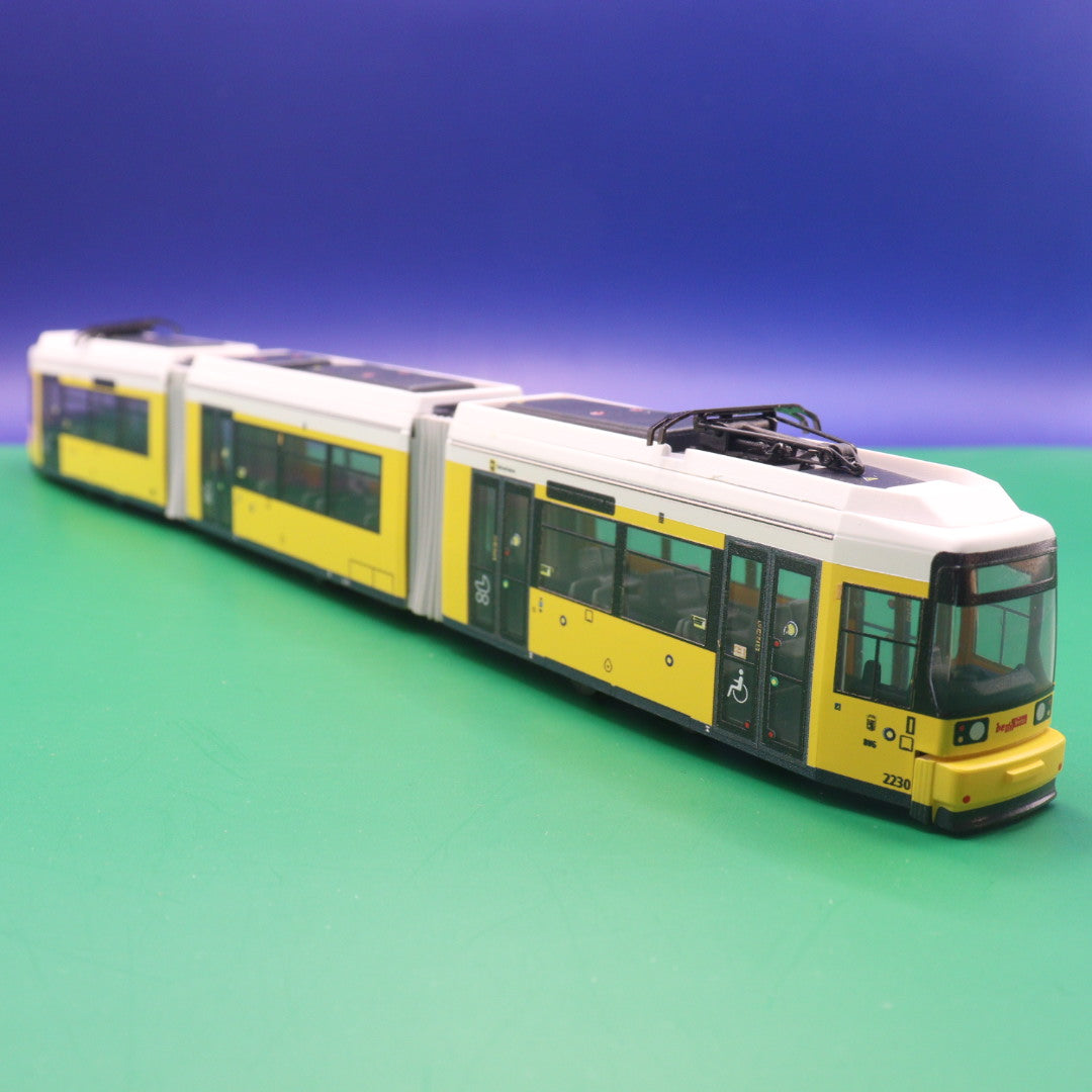 Adtranz GT6 - BVG Berlin Wagen 2230 - Straßenbahn Tram Modell Rietze STRA01069