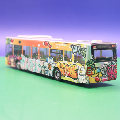 Mercedes Benz O530 Citaro Facelift - VHH Verkehrsbetriebe Hamburg Holstein - Graffiti Paintbus - Linie 124 Bf Bergedorf - Modellbus Rietze