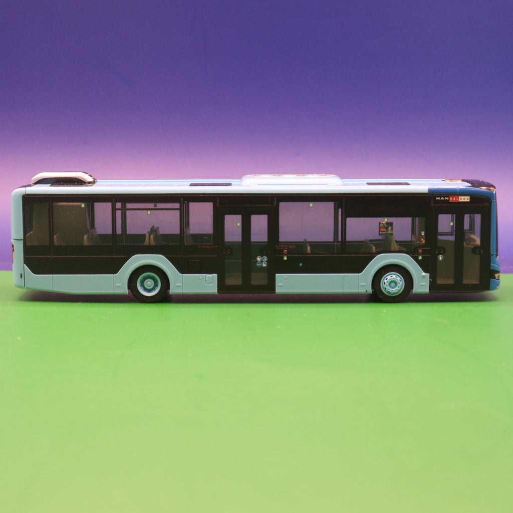 MAN New Lions City 12 - Delbus Delmenhorst - Linie 207 Schwalbenflucht - Modellbus Rietze 75320 (OVP BESCHÄDIGT)