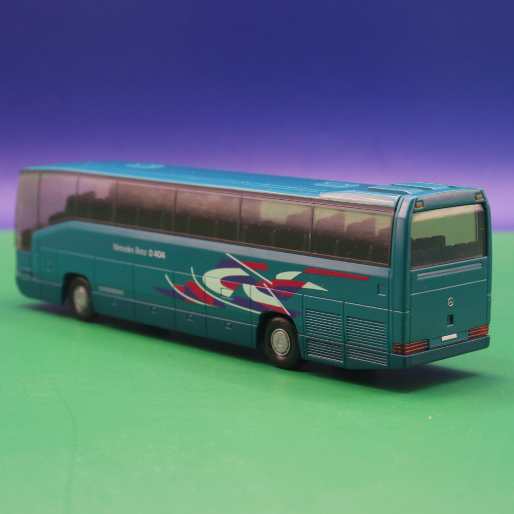 Mercedes Benz O 404 RHD  - Standard Türkis - Gebraucht, Ohne OVP - Modellbus Wiking