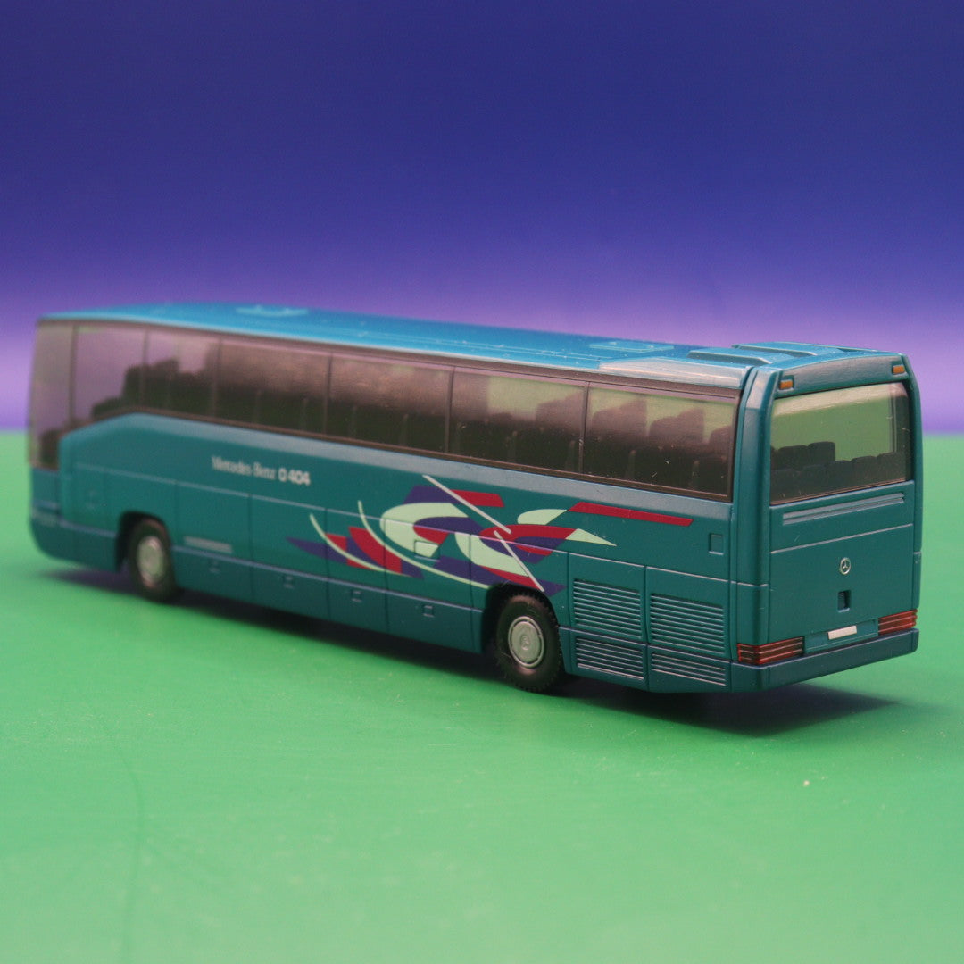 Mercedes Benz O 404 RHD  - Standard Türkis - Gebraucht, Ohne OVP - Modellbus Wiking