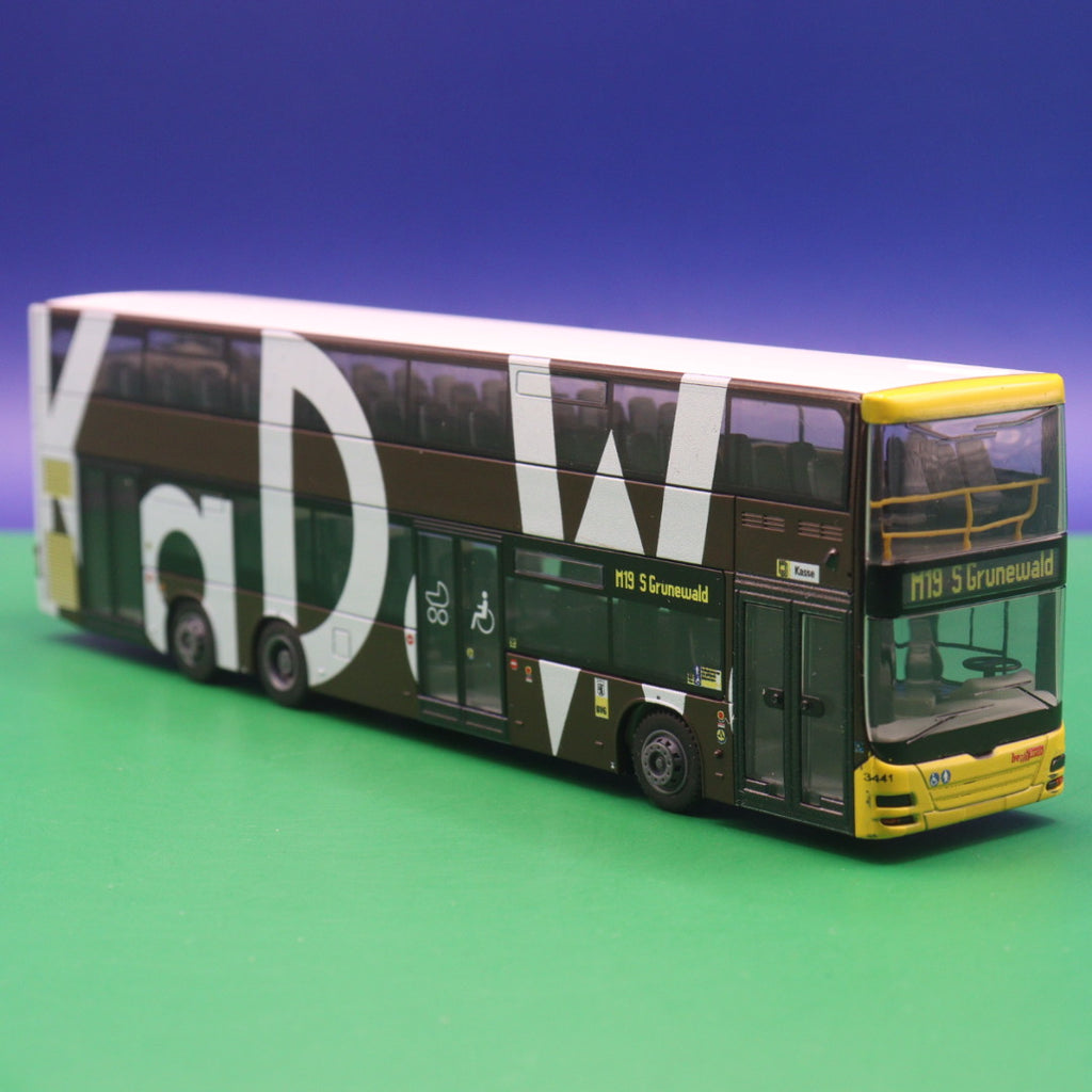 MAN DL07 - BVG Berlin - DaDeWe - M19 S Grunewald - Modellbus Rietze 67790