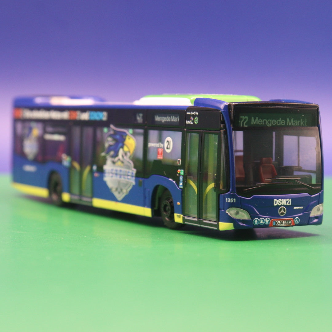 Mercedes Benz Citaro C2 - DSW21 Dortmund - Eisadler Dortmund Eishockey - Modellbus Rietze 69353