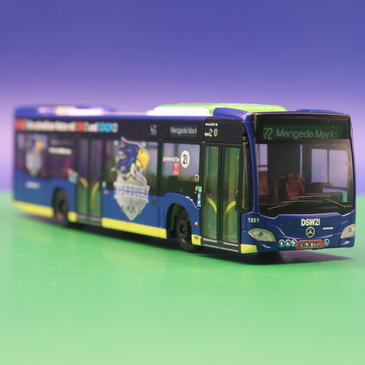 Mercedes Benz Citaro C2 - DSW21 Dortmund - Eisadler Dortmund Eishockey - Modellbus Rietze 69353