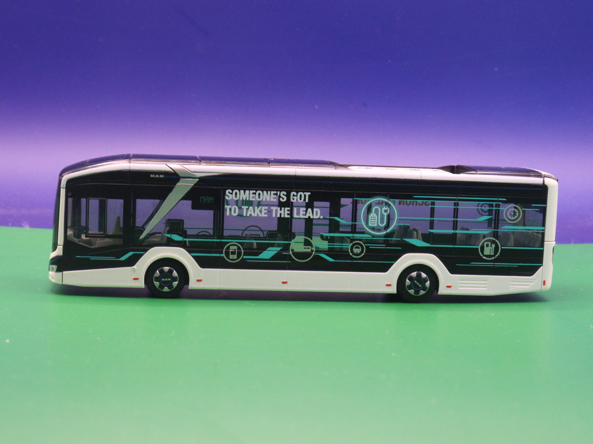 MAN Lions City 12E SONDERMODELL - "Wir fahren dann schon mal vor" IAA 2018 - Modellbus Rietze (MAN TRUCK AND BUS AG)