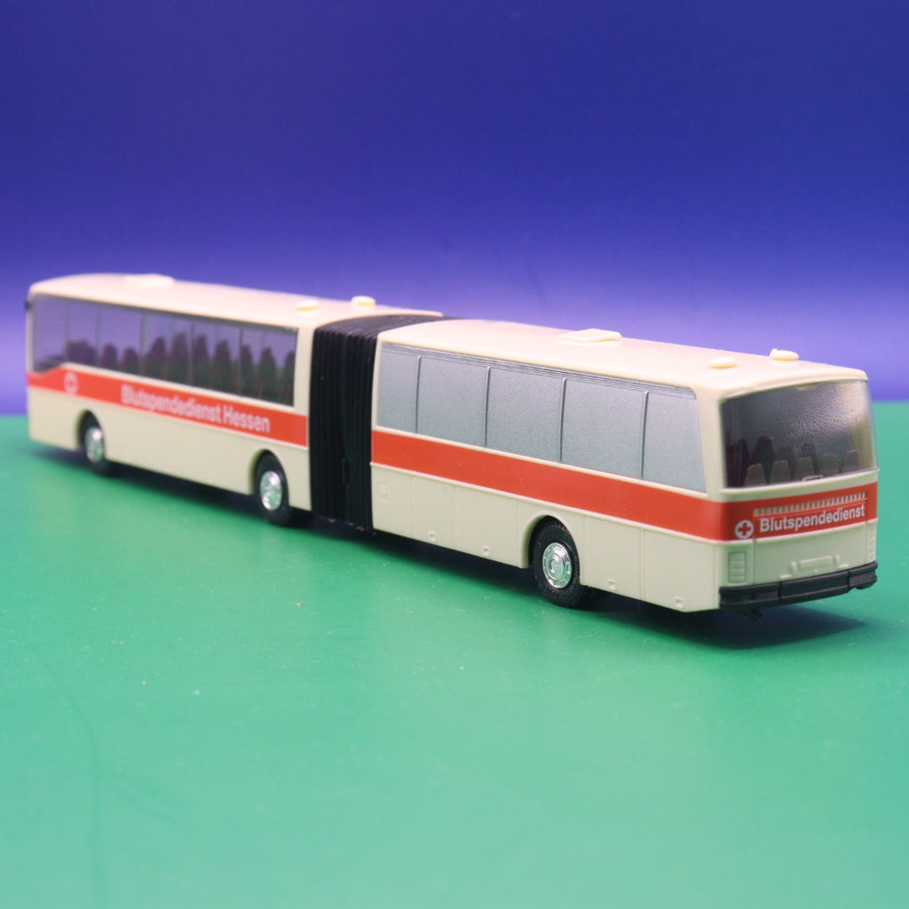 Setra S 221 UL - Blutsendedienst Hessen - Gebraucht, Ohne OVP - Modellbus Herpa