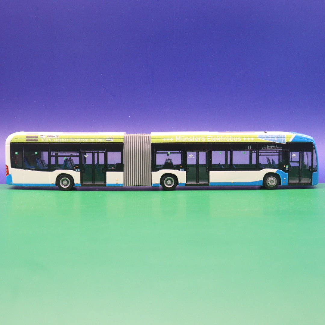 Mercedes Benz eCitaro G - Stadtwerke Münster - Linie 11 Tannenhof ü. Coesfelder Kreuz - Modellbus Rietze