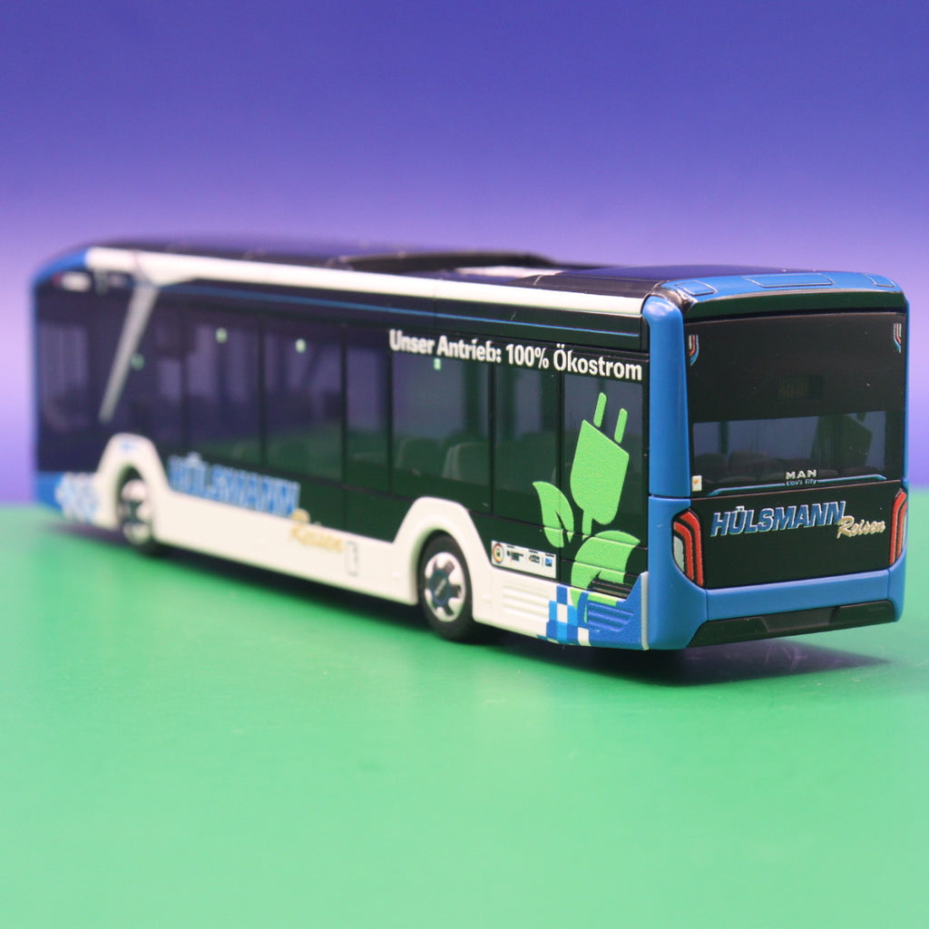 MAN Lions City 12E - Hülsmann Reisen Osnabrück - 100% Ökostrom - Modellbus Rietze 76355