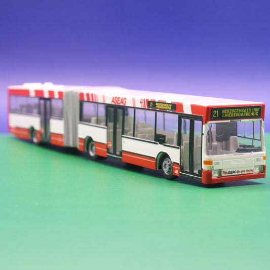 Mercedes Benz O405 G - ASEAG Aachen - Linie 21 Herzogenrath Bhf ü. Niederbardenbg - Modellbus Rietze