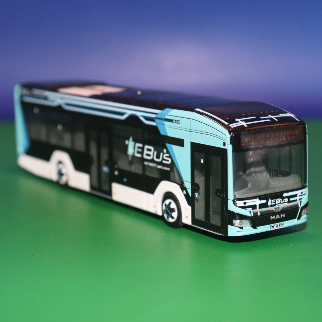 MAN Lions City 12E - E Bus - mit Watt geladen - Sylt Edition 2023 - Modellbus Rietze