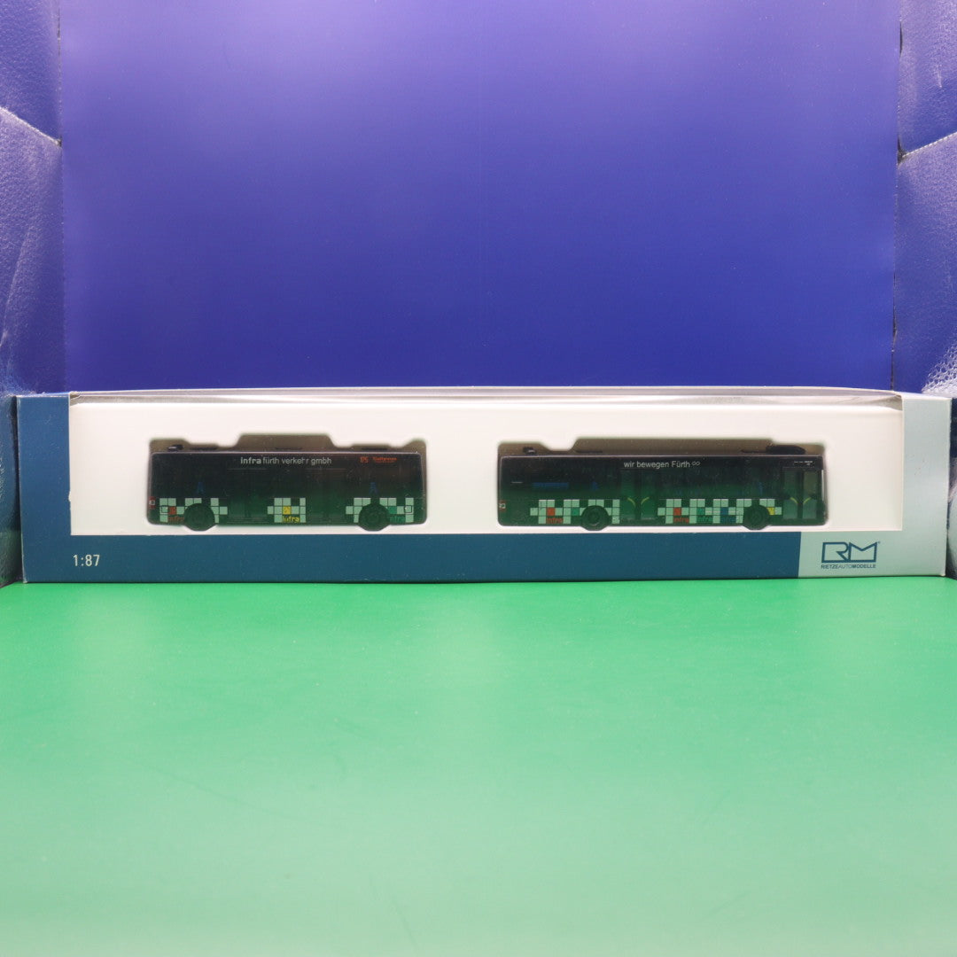 MAN Lions City 12 mit Anhängerwagen - Infra Fürth - Modellbus Rietze