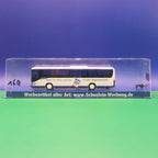 Setra S415 UL - NVB Niebüller Verkehrsbetriebe - Schuelein Werbung - Mit Vitrine gebraucht - Modellbus AWM