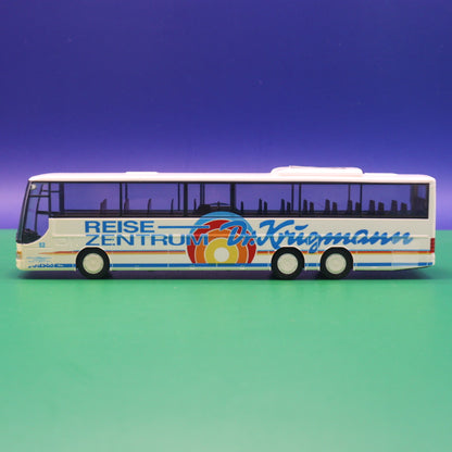 Setra S 317GT HD - Dr Krigmann Reise Zentrum - Gebraucht, OVP beschädigt, Ohne Spiegel - Modellbus Rietze