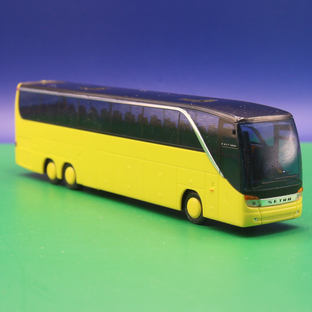 Setra S 417 HDH - Gelb - Gebraucht, Ohne OVP - Modellbus AWM