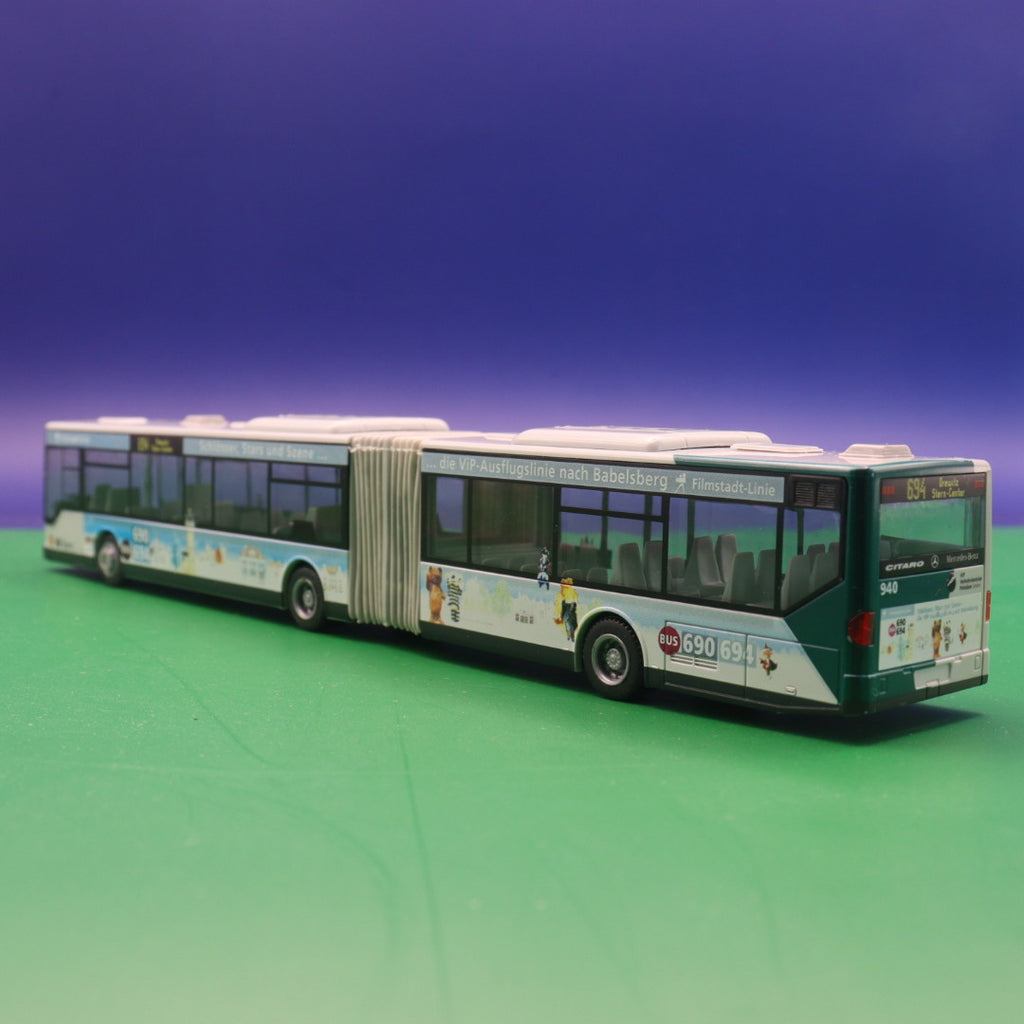 Mercedes Benz Citaro C2 GÜ - Filmstadtlinie Babelsberg - VIP Potsdam - Modellbus Rietze 67028 (Erscheinungsjahr: 04/2011)