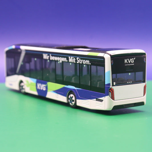 MAN Lions City 12E - KVG Kahlgrund Verkehrsgesellschaft - Wir bewegen. Mit Strom. - Modellbus Rietze 76359
