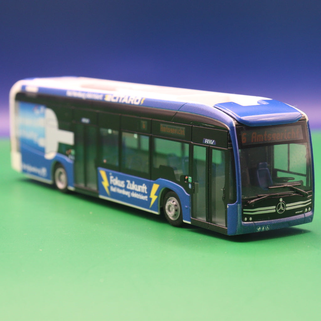 Mercedes Benz eCitaro - Stadtverkehr Bad Homburg - Fokus Zukunft - Modellbus Rietze 75540