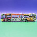 Mercedes Benz O530 Citaro Facelift - VHH Verkehrsbetriebe Hamburg Holstein - Graffiti Paintbus - Linie 124 Bf Bergedorf - Modellbus Rietze