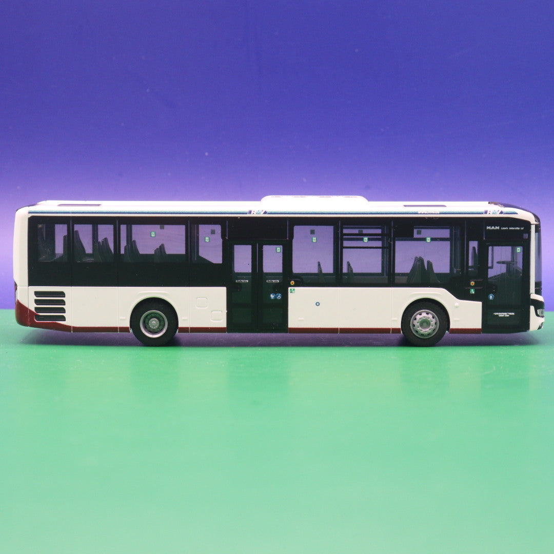 MAN Lions Intercity - RMV Wiesbaden - OHNE SPIEGEL ! FALSCHE OVP ! - Modellbus RIetze
