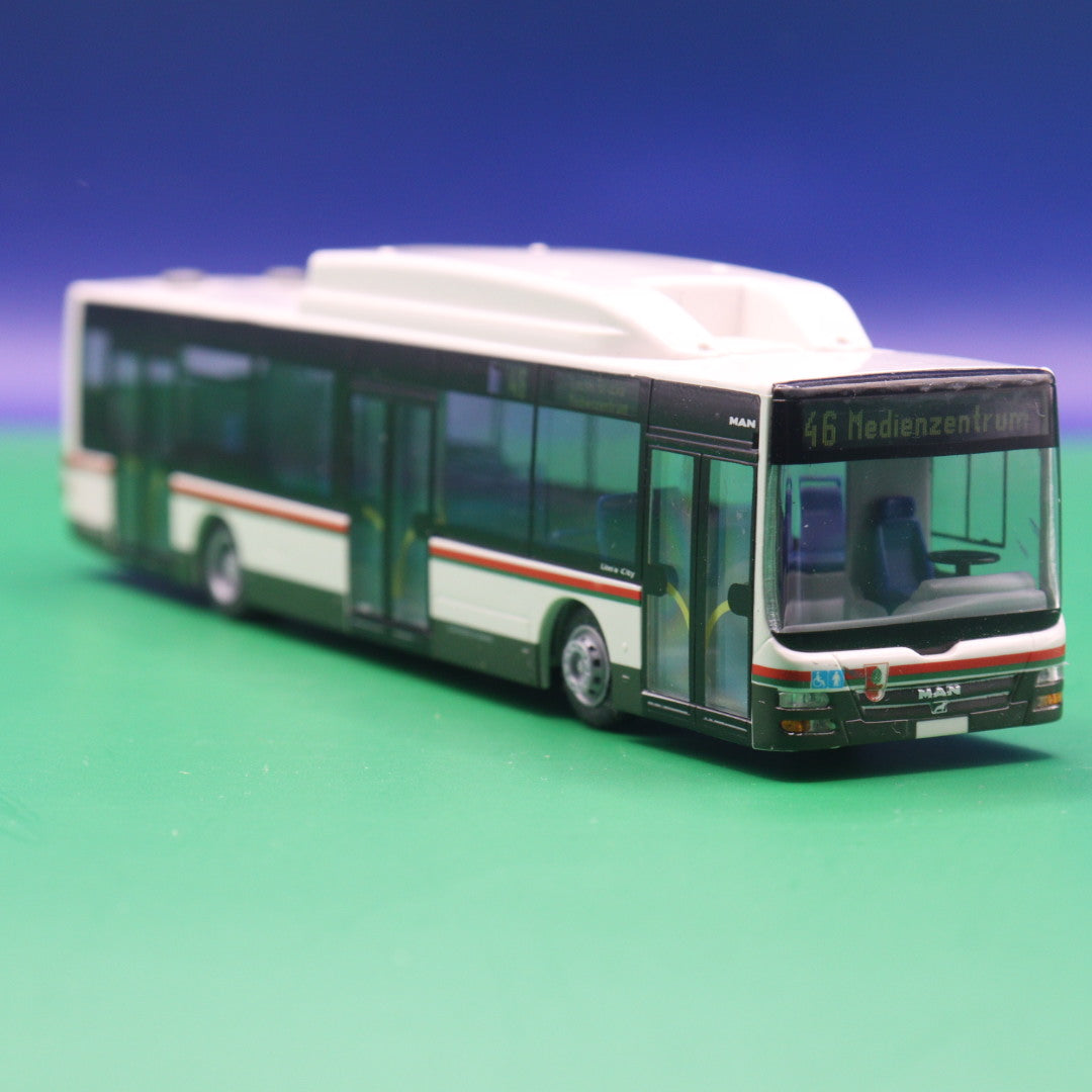 MAN Lions City CNG - Stadtwerke Augsburg - Linie 46 - Modellbus Rietze (Ohne OVP / Zurüstteile)