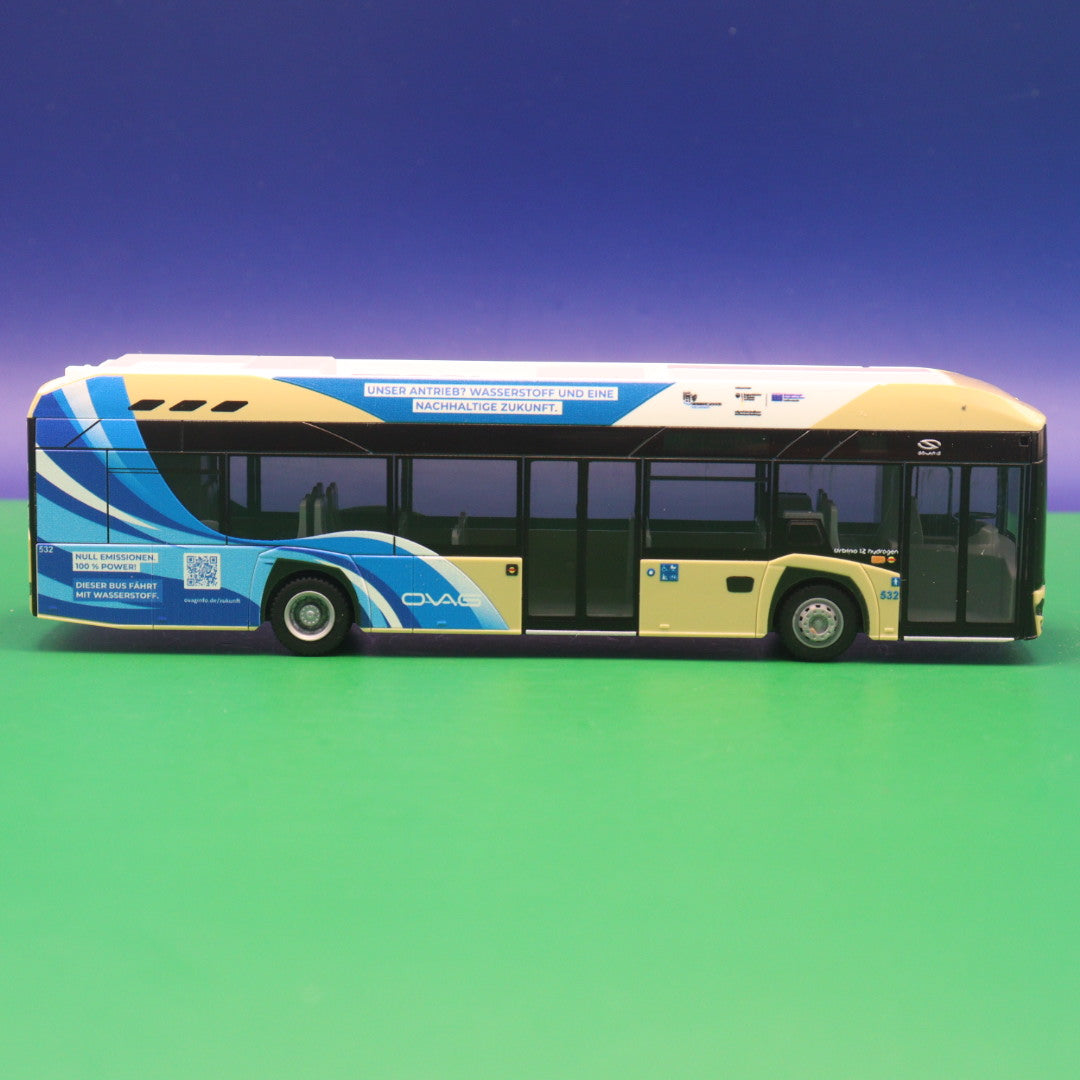 Solaris Urbino 12 H2 Wasserstoff - OVAG Gummersbach - Modellbus Rietze 77023